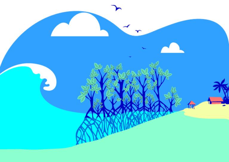 illustration - protéger les forêts - la mangrove